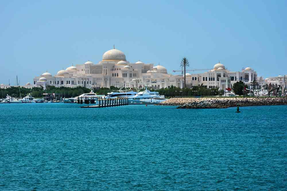 Emirates Palace in Abu Dhabi, UAE