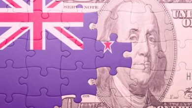 USA and New Zealand currencies